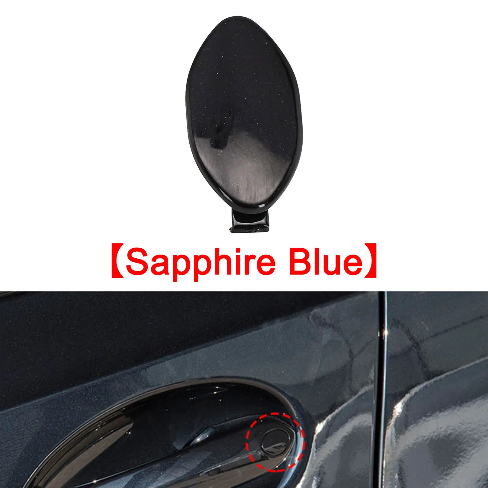 Driver Side Door Handle Key Hole Cover Cap Compatible with For BMW Models from 2019 to 2023 Easy Installation Process