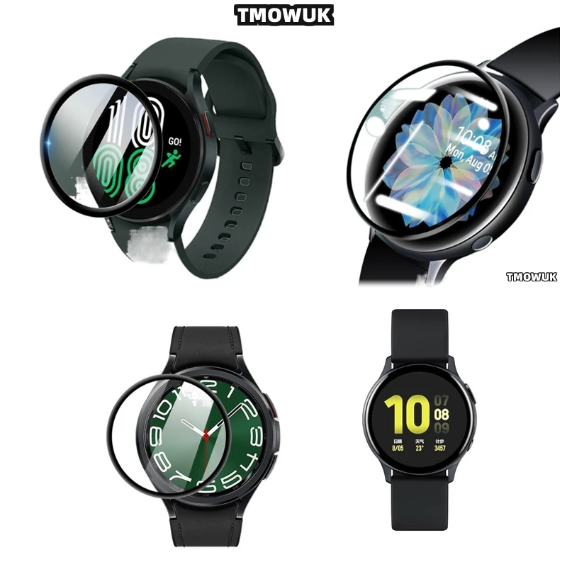 

For Samsung Galaxy Watch 4 5 6 7 Ultra FE PRO 47 44 43mm 40mm Soft Film Curved