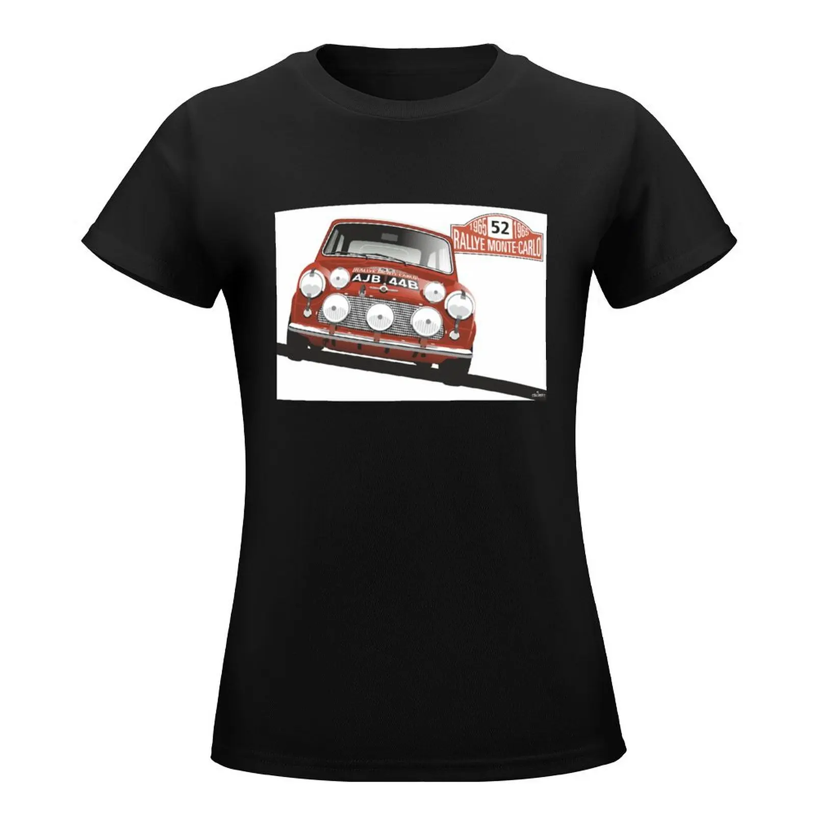 1965 Rallye Monte Carlo winner T-Shirt aesthetic clothes shirts graphic tees lady clothes summer clothes Womens clothing