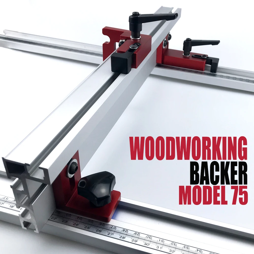 Valla de perfil de aluminio para carpintería, modelo t-tracks y soportes deslizantes, Conector de calibre de inglete, 75 tipos, 400MM, 1 unidad