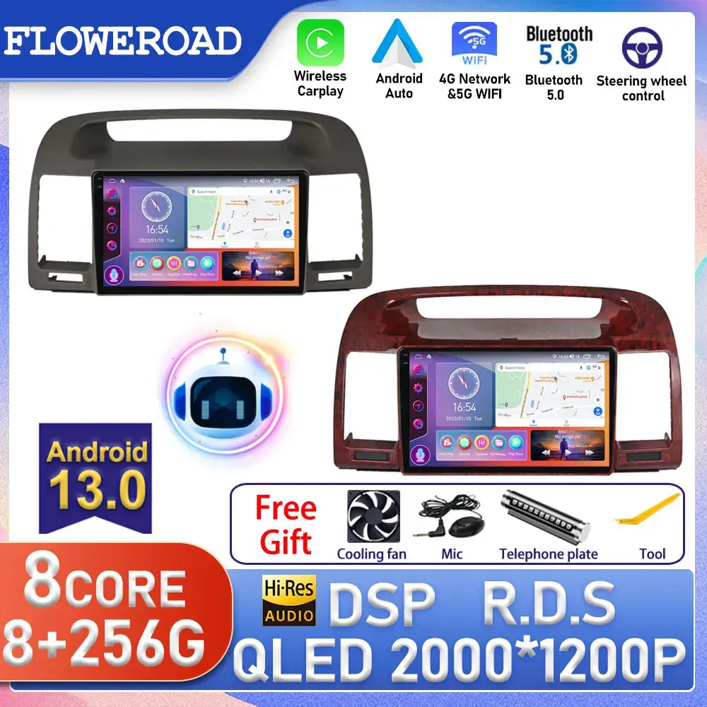 

Android For Toyota Camry 5 XV 30 2001 - 2006 Auto Car Radio Multimedia Video Player Navigation GPS Android No 2din 2 Din DVD