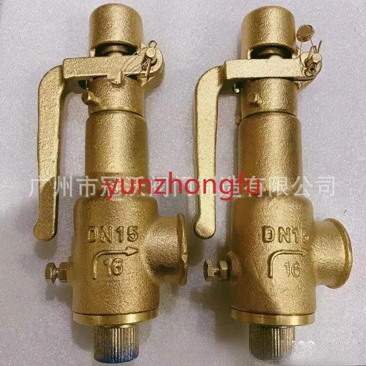 Applicable To A27w/A28w Copper Safety Valve Copper Flange Thread External Thread Safety Valve Relief Pressure Valve