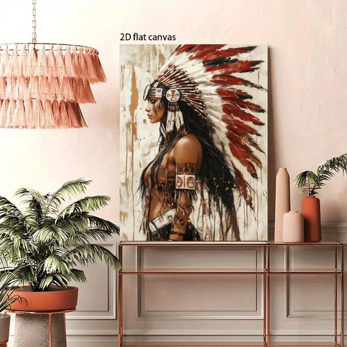 1Pc 2D Framed Wrapp…