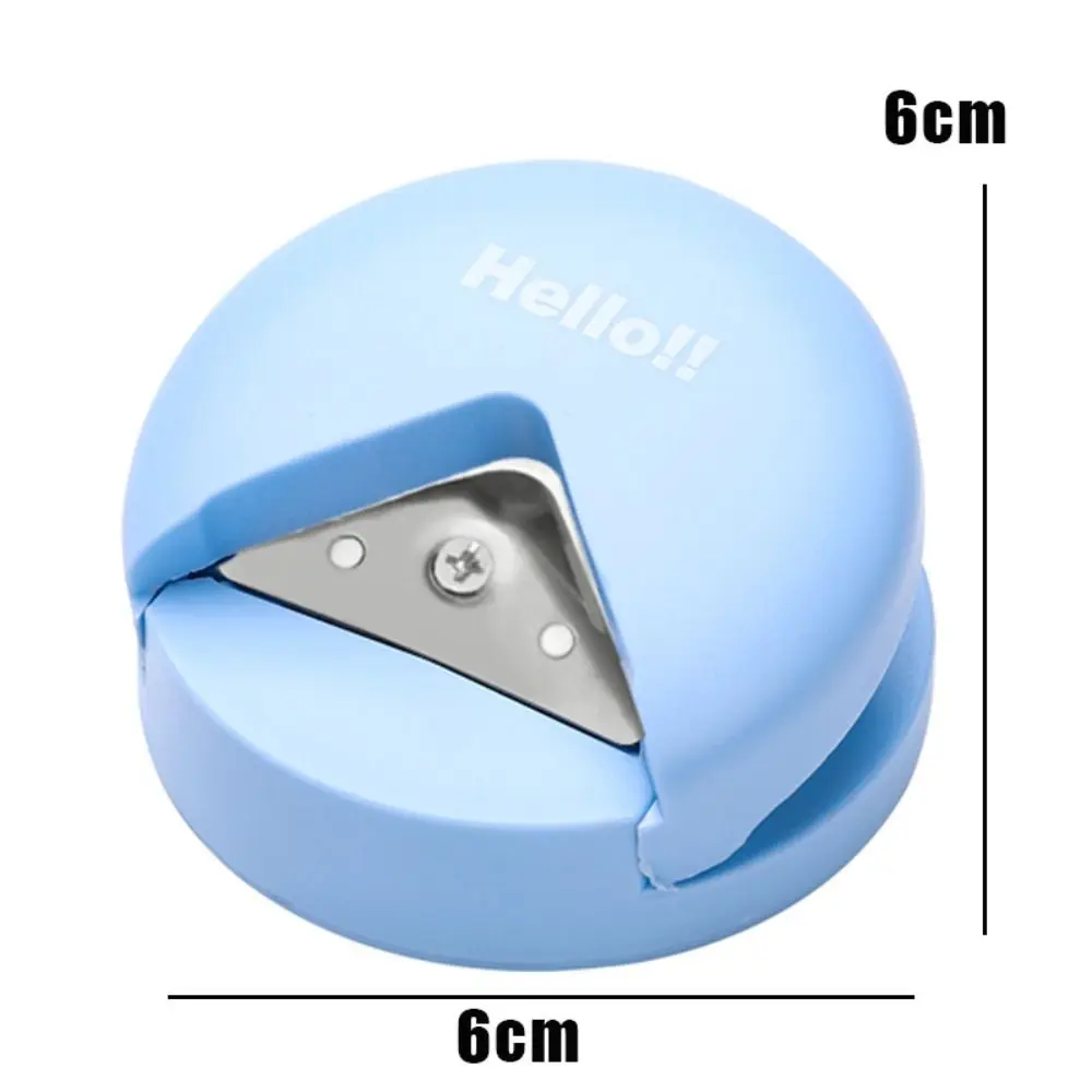 Simple Plastic R4 Corner Rounder Mini Paper Punch R4 Fillet Cutter Portable Card Rounded Cutter DIY Paper Craft