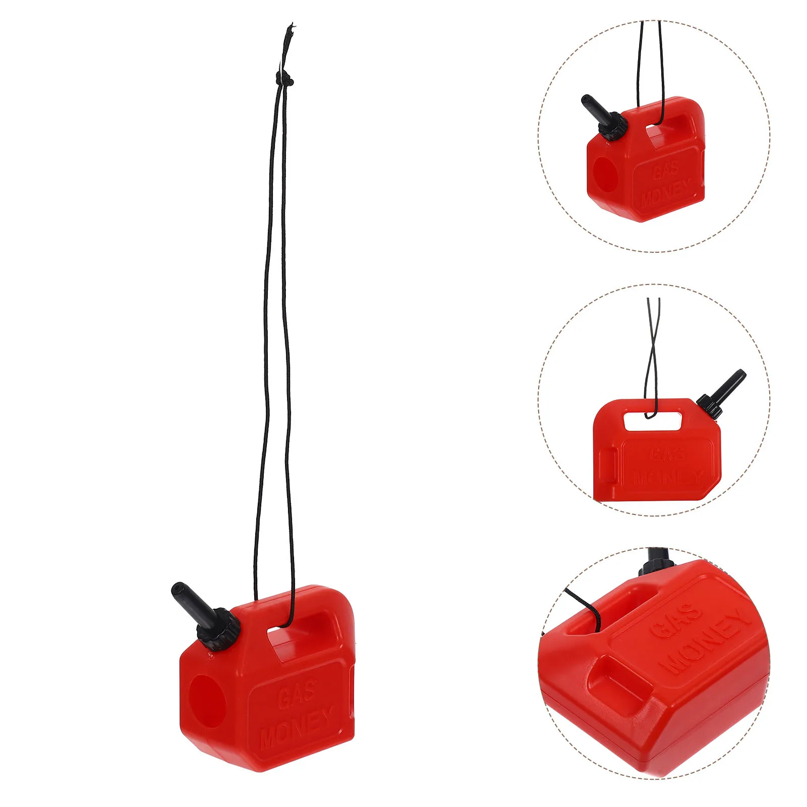علبة الغاز المال زخرفة الإبداعية شجرة عيد الميلاد ديكور معلق لعطلة هدية البلاستيك عيد الميلاد قلادة خفيفة الوزن عملة البنك