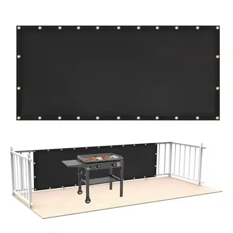 Fireproof Heat Shield Behind Grills Heat Shield Mats for Deck Railing, Deck Fence