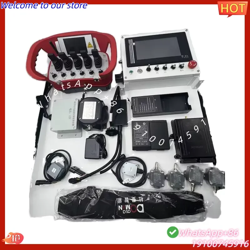 2026Hot Industrial Aerial Platform Remote Control System Metal Shell Shockproof Waterproof Dustproof Rust Proof 433MHz