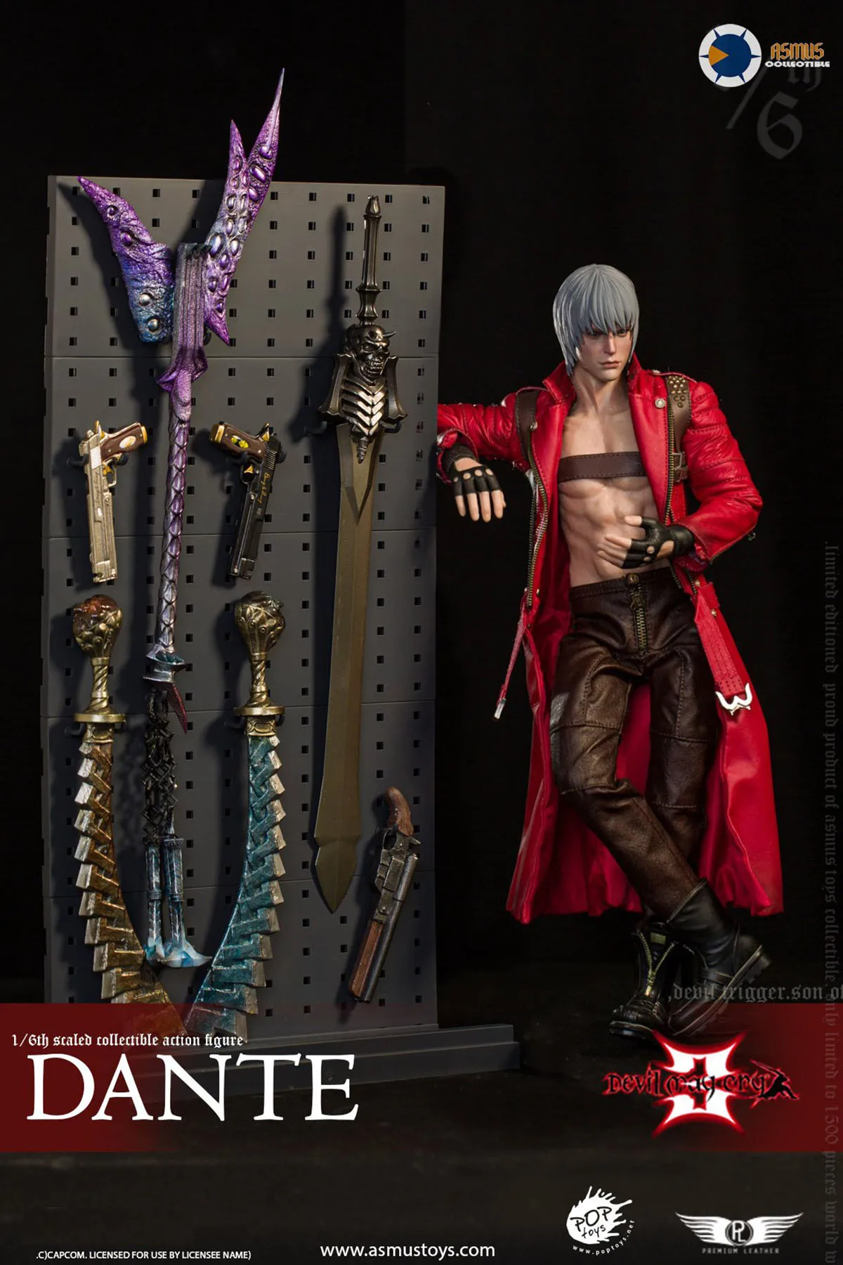 Original ASMUS toy DMC300V2 1/6 male soldier DANTE deluxe version Action Figure Toy Model12 inches