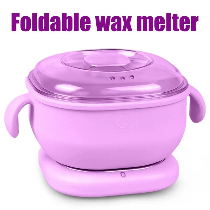 

Hair Removal Wax Heater Machine Hard Wax Melt Warmer Silicone Pot wax heater 100W 400ml Wax heating Pot For Hand Foot Body wax