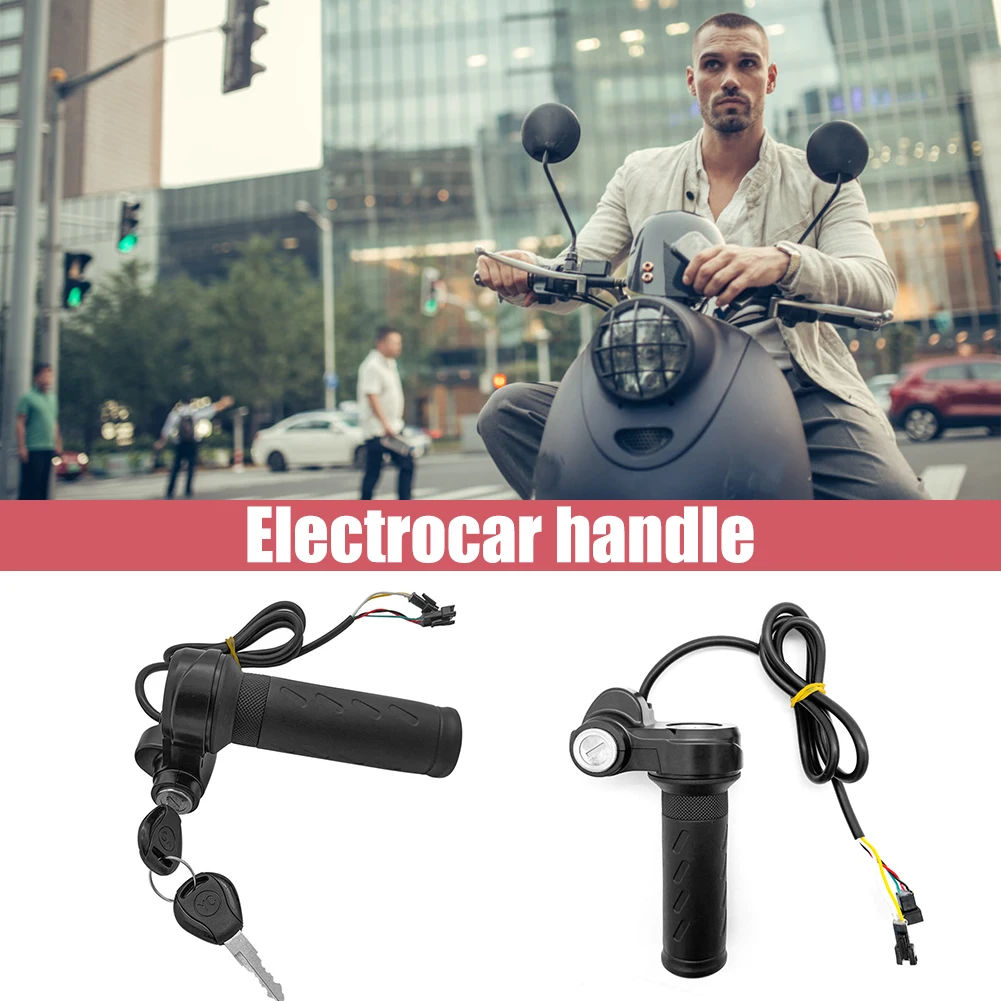 Bicicleta elétrica scooter torção aperto do acelerador tensão universal e-bike aperto do acelerador scooter lidar com velocidade do veículo regulador alça