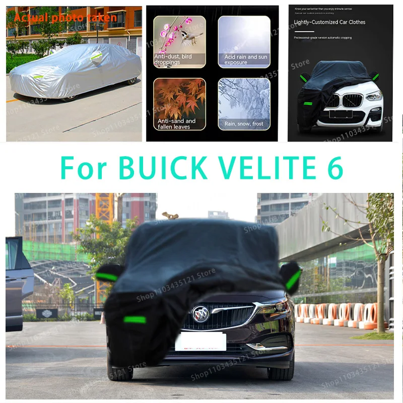 

Для защиты корпуса автомобиля BUICK VELITE 6, защита от снега, удаление краски, дождь, вода, пыль, защита от солнца, автомобильная одежда