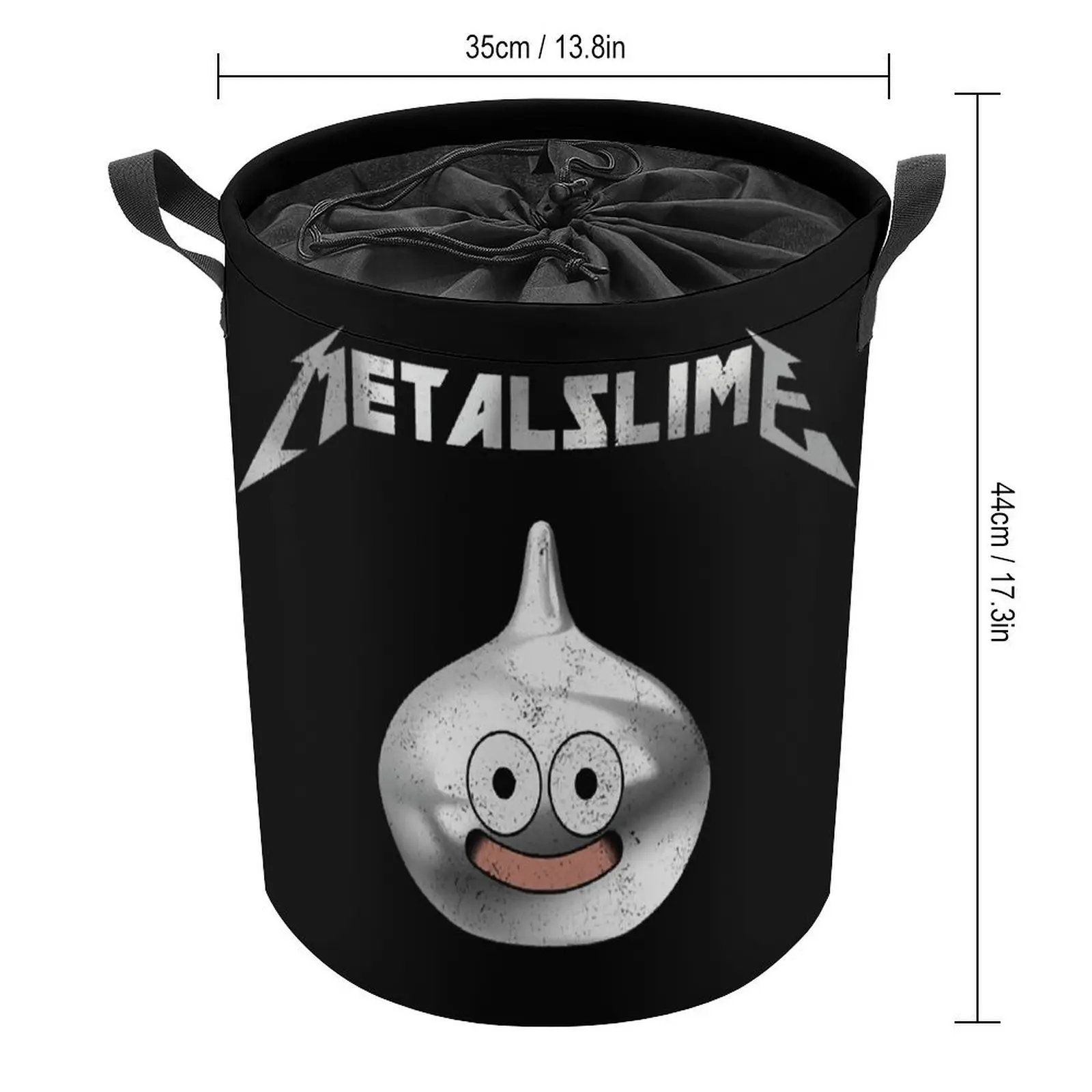 Metal Slime for Sale Laundry Basket Tie Up Your Dirty Pocket Dust Proof Top Quality Storage of Pet Toys Lifting Hand Convenient