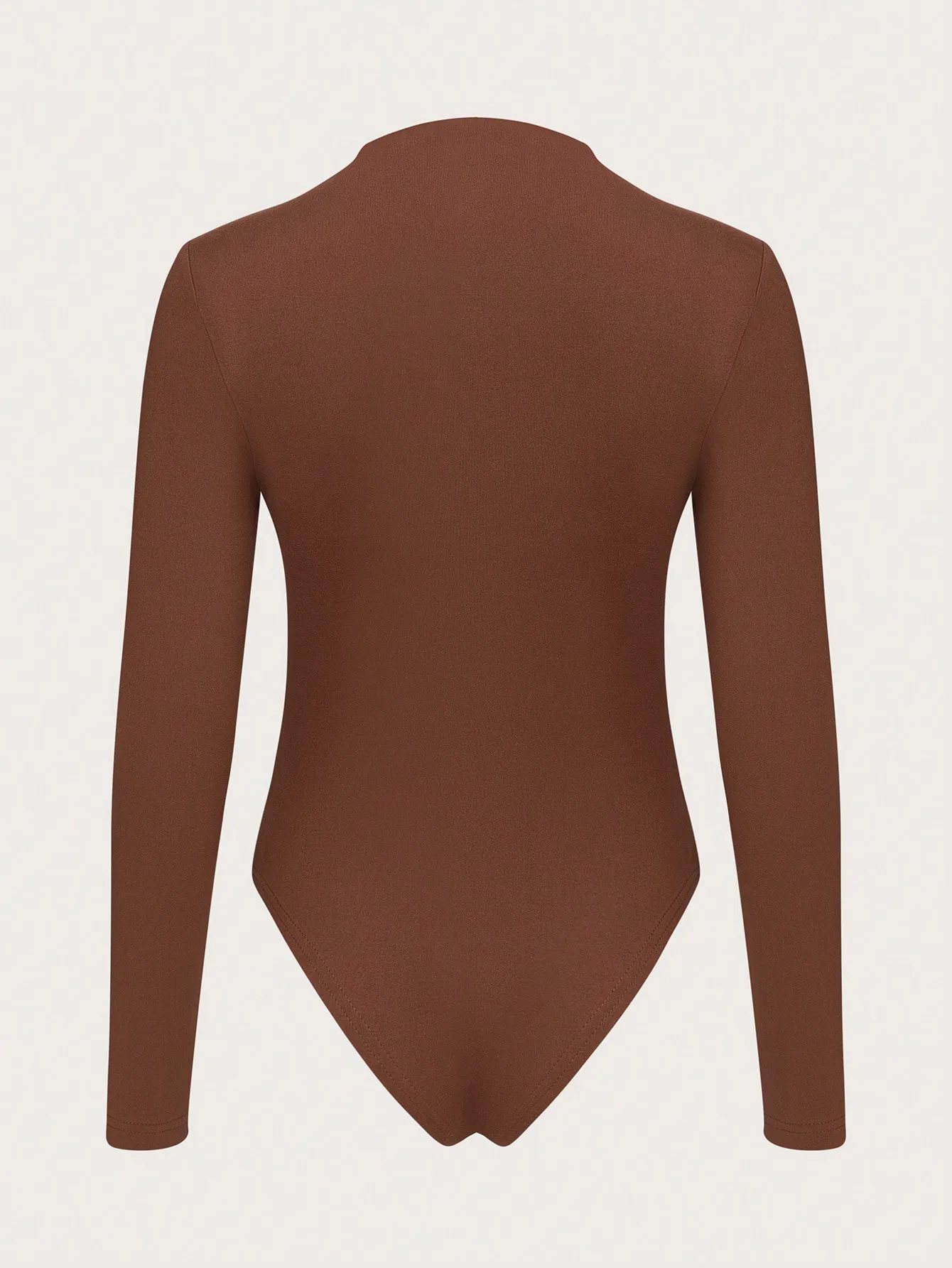 BWQ 3 قطع بدلة نسائية ذات ياقة واقفة وأكمام طويلة بلون سادة #2