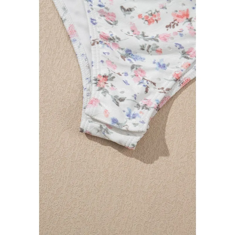 2025 Summer Plant Flower Printed Skinny Vest Bodysuits Women Square Neck Sleeveless Backless Slim Casual Spicy Girls Street Tees