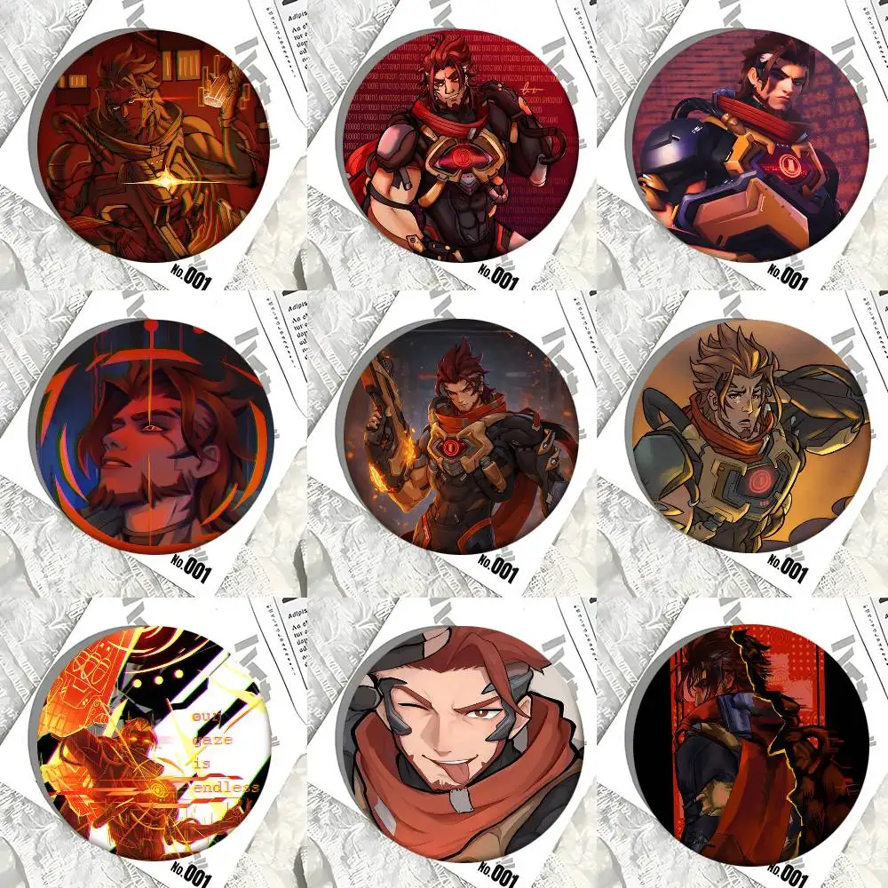 Badge rond créatif Game Emre Overwatch, broche, accessoires pour vêtements et sacs à dos, épingle de revers