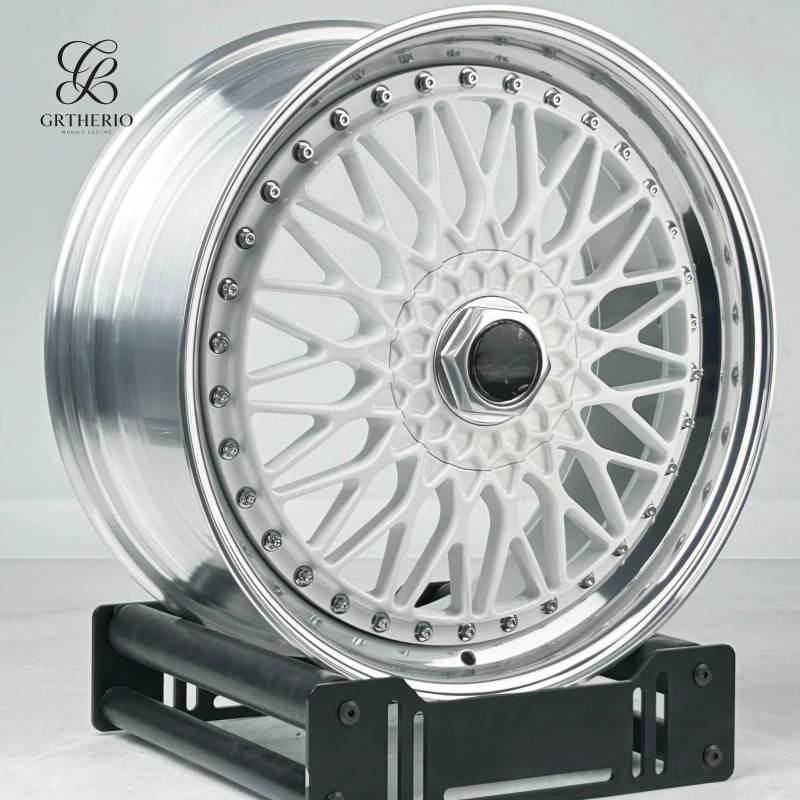 

2 Piece Wheels for Mercedes W124 W140 W126 190e W220 W201 17 18 19 Inch Rims 5x112 Multi Spoke Alloy Passenger Car Wheels