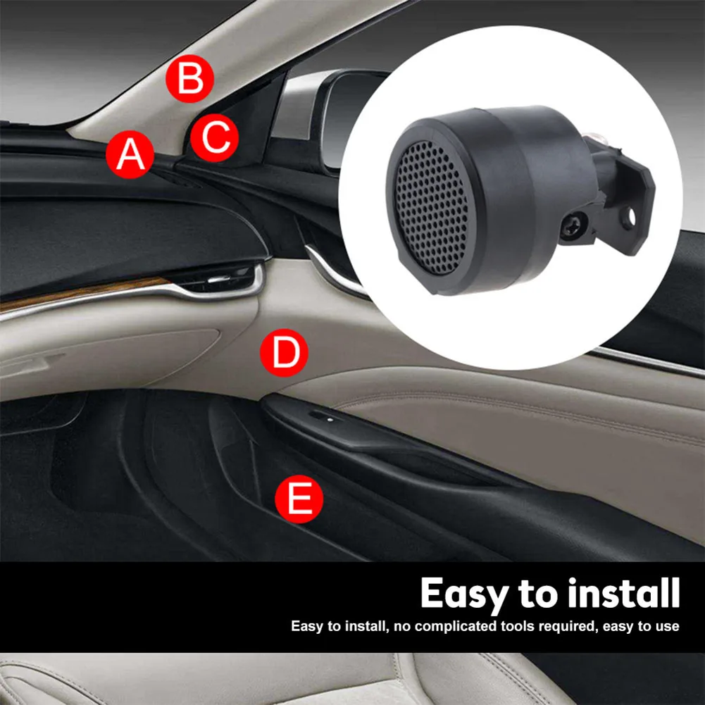 High Frequency Tweeter Car Loud Dome Tweeter Non-deformation Quick Installation Wear-resistant For Car Sound Upgrade