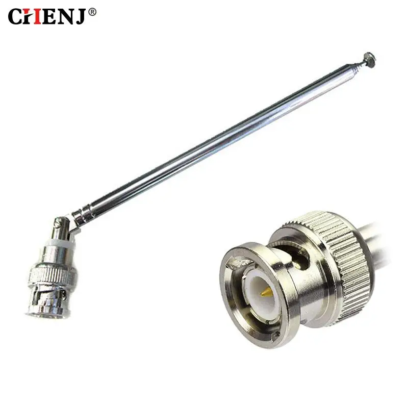Fm Radio Antenne Bnc Connector Telescopische Antenne 0.7M Rvs