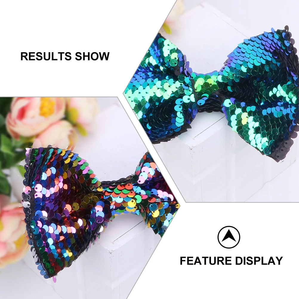 

2pcs Sequins Clip Girl Accessories Decorative Barrettes Braided Ponytail Hairpin Kids Hair Clips Kids Hair Clips