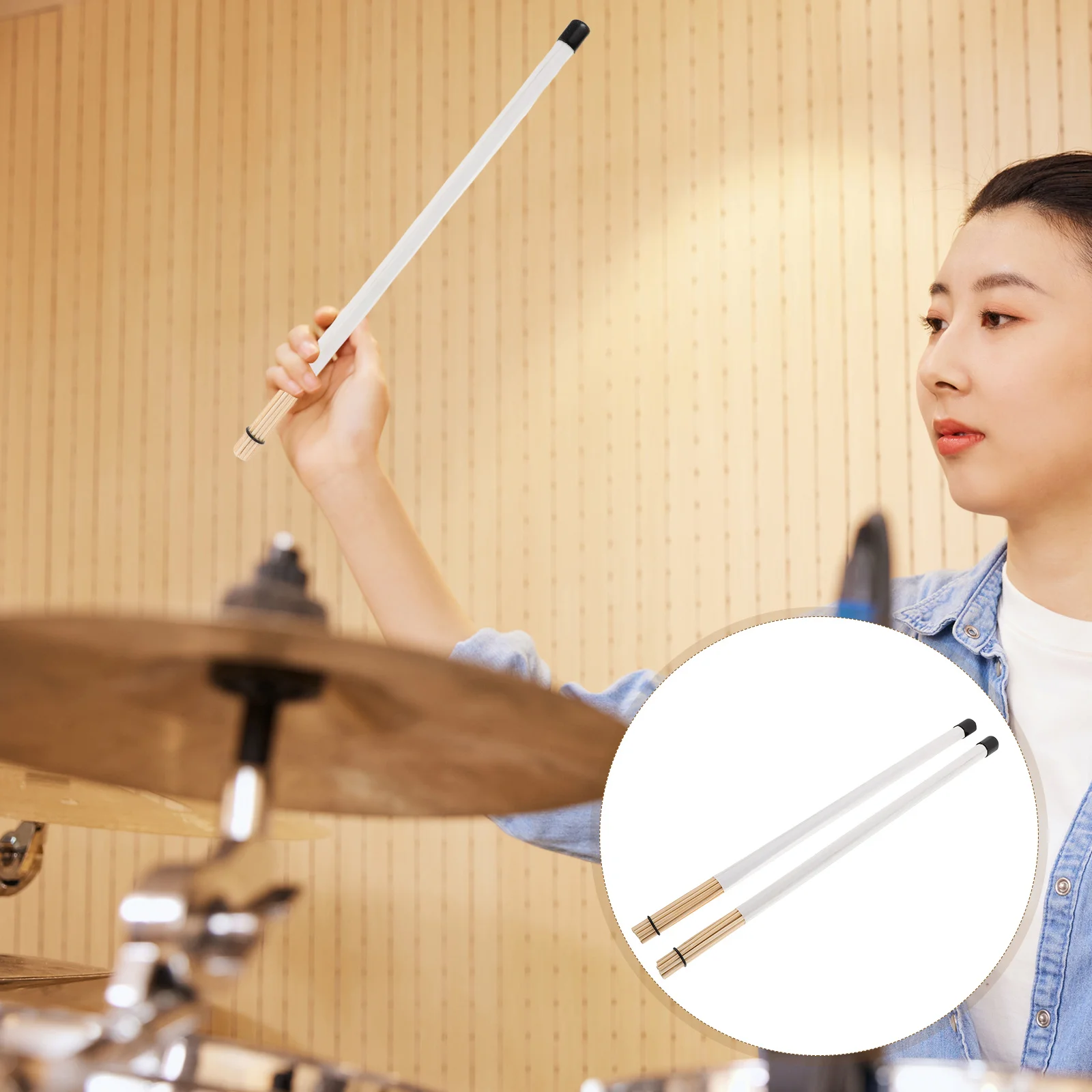 

Drum Kit Drumstick Practice Drumsticks for Wood Equipment Electric Student