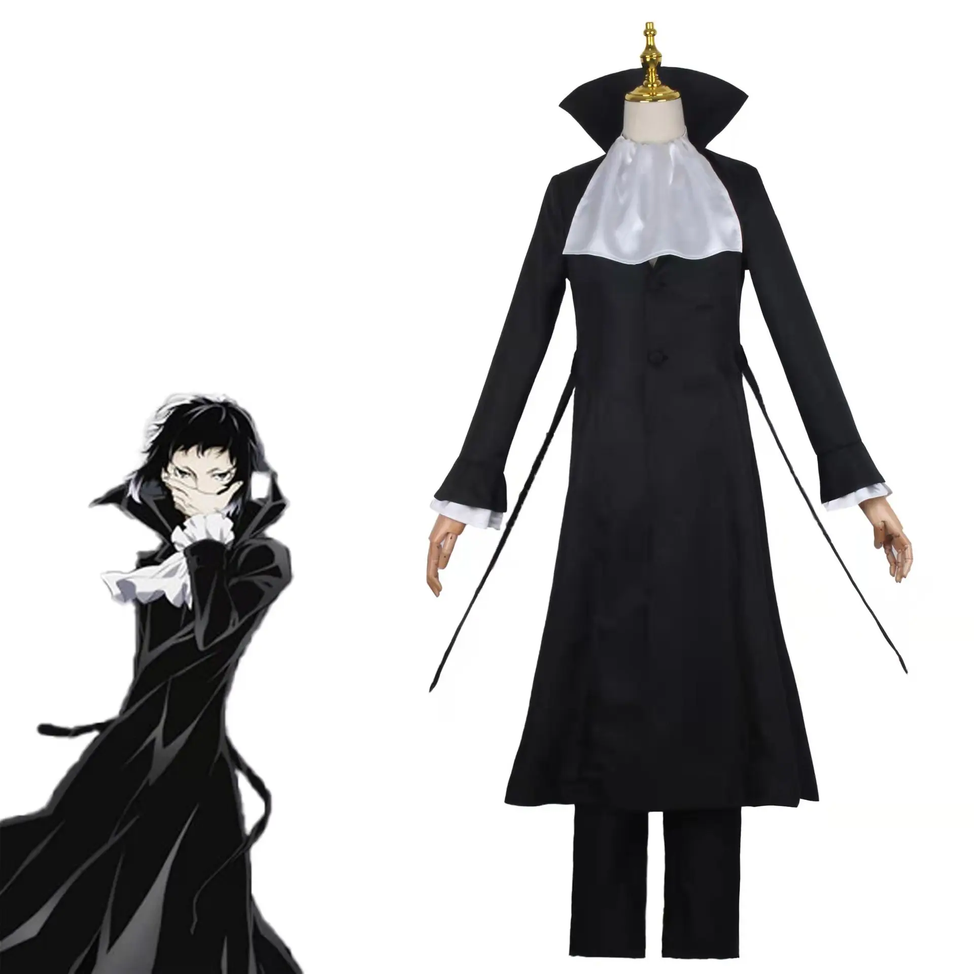 

Bungo Stray Dogs Rashomon Ryūnosuke Akutagawa Cosplay Costume Anime Character Costume Halloween Costume