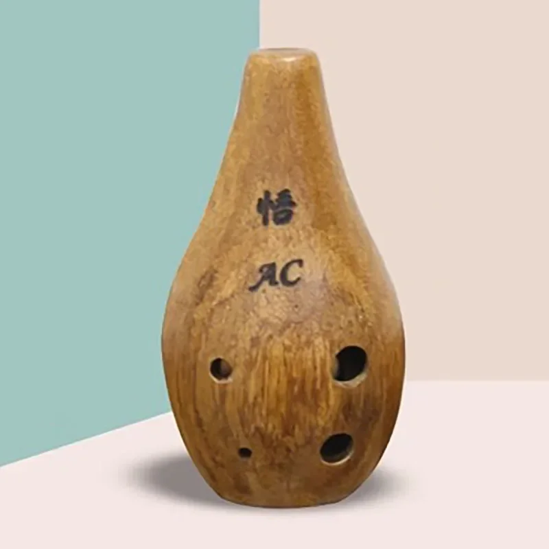 Solid Wood Ocarina 12 Holes Ocarinas Nordic Instruments Legend Ocarina Flute Professional Musical Instruments Offers Accessories