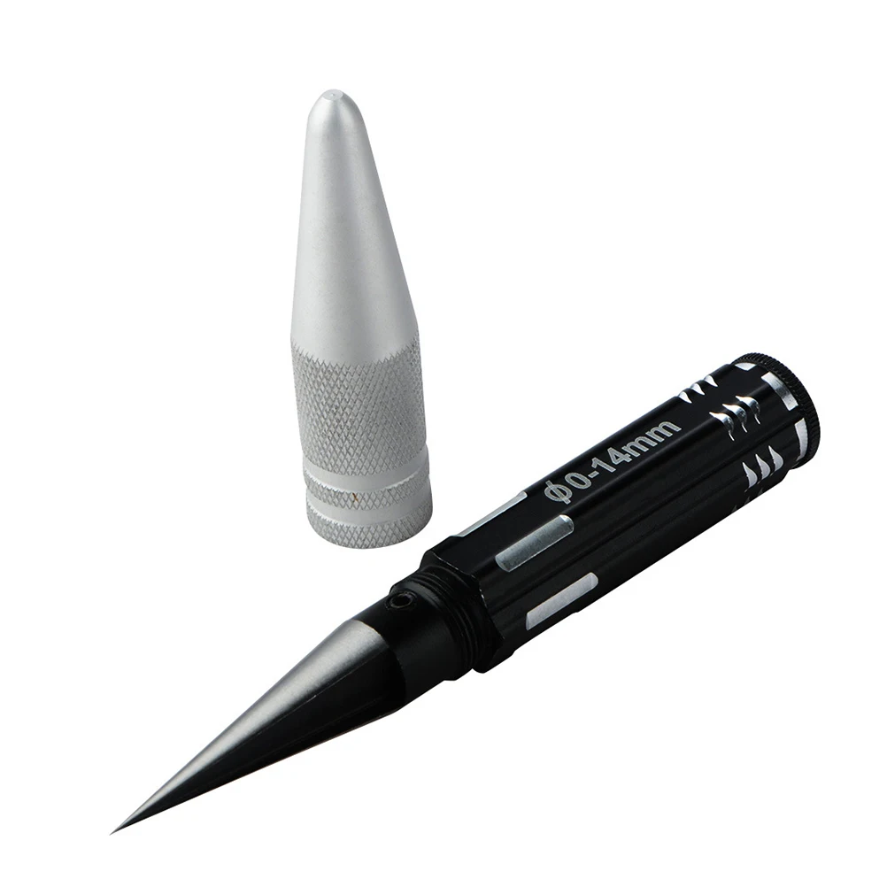 

1Pc 0-14mm Hole Opener Reamer Drill 0-14mm Puncher and Car Shell Scissors Metal Steel for RC Aircraft Model DIY Tools (Black)