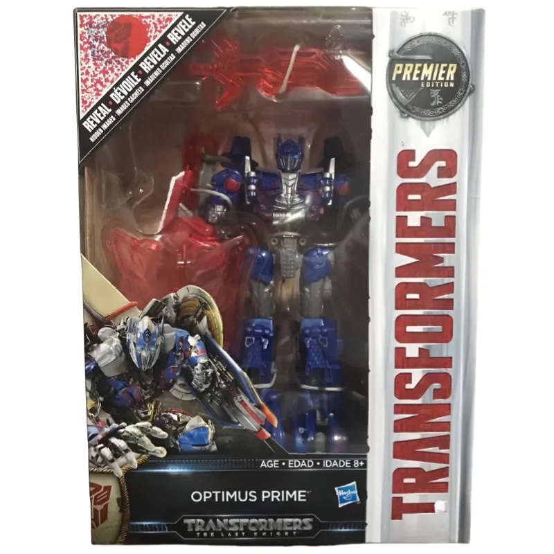 

In Stock Transformers Toy Model Movie 5 TLK V-Class Optimus Prime Action Figure Hobby Collection Boy Holiday Gift Ornaments