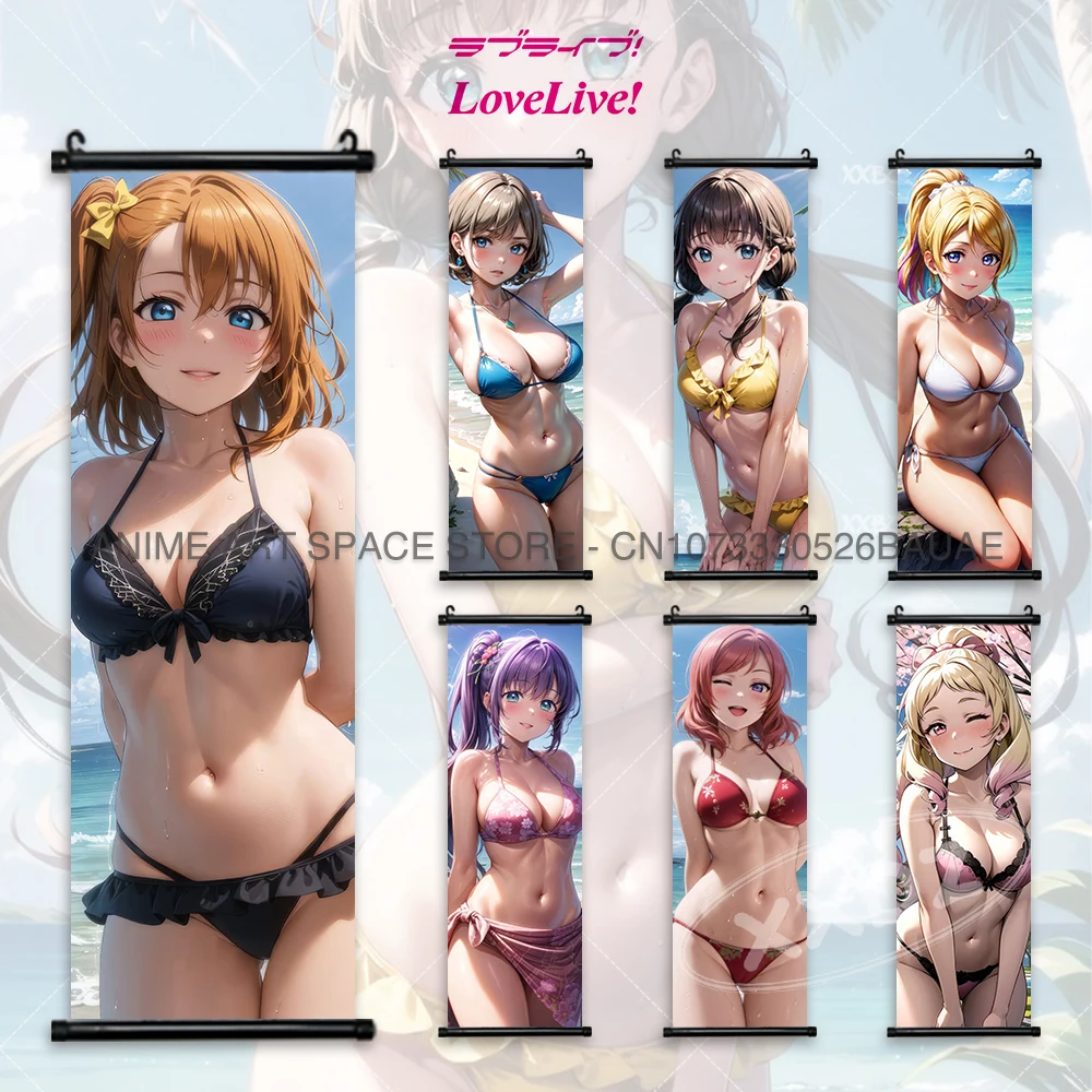 

Love Live Hanging Painting Todo Erena Sexy Girls Anime Poster Yuki Anju Home Decor Canvas Kira Tsubasa Wall Art Scrolls Picture