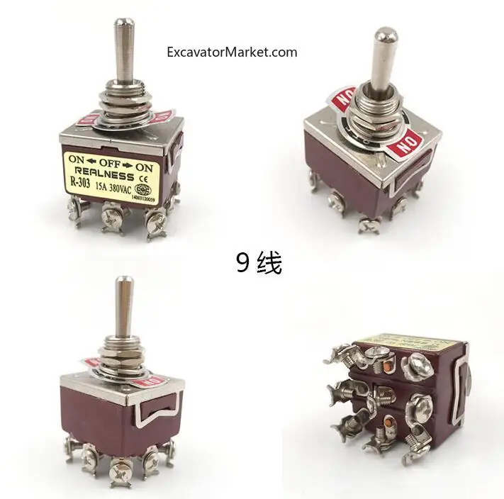 CAT 312C 320D 319D 318D 324D 325D 329D 330D 336 Excavadora 3046 3054 3066 C-9 Motor As-interruptor de palanca 283-3074 2833074