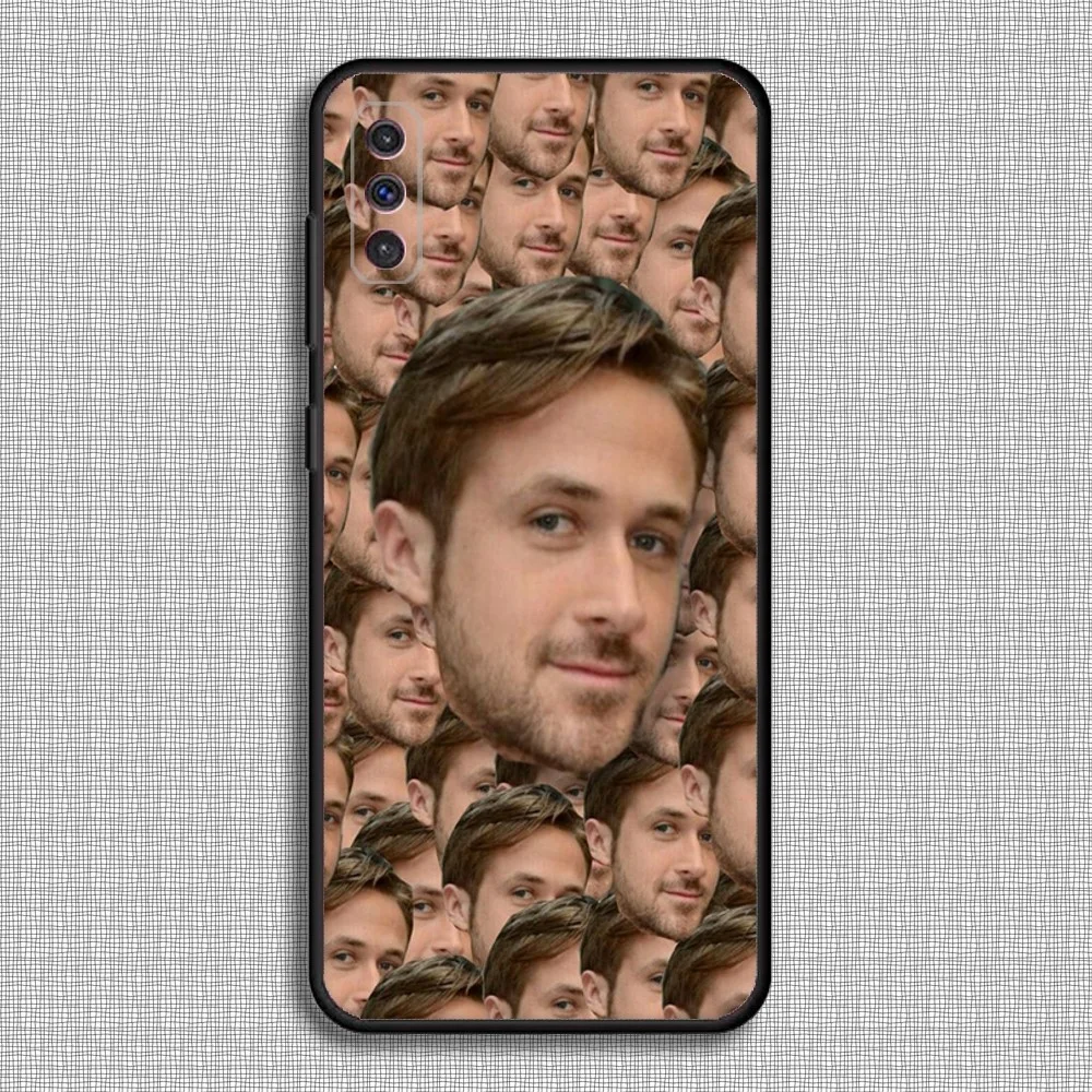 Ryan Gosling Phone Case For Samsung S23,23,22,30,21,10,9,Note20 Ultra,Lite,Ultra,5G,Plus,FE,Black Soft Case