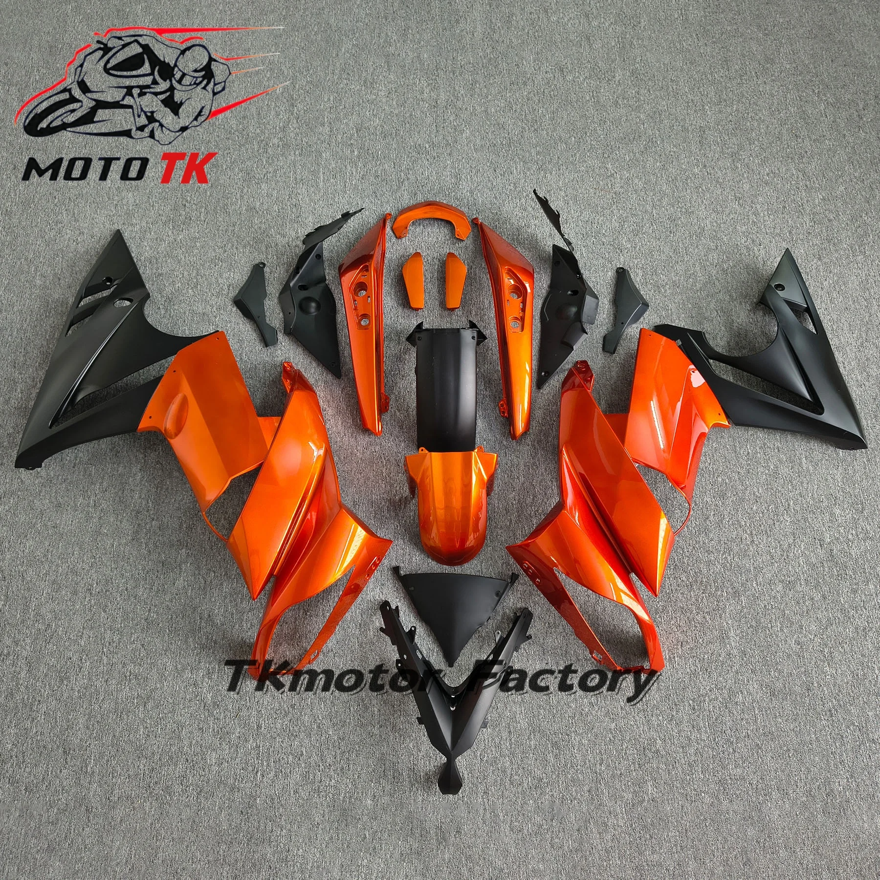 Motorcycle Fairing Kit For Ninja650 ER6F 2009 2010 2011 Full Fairing Kit Bodywork Cowling Green Purple Orange Blue Grey Black