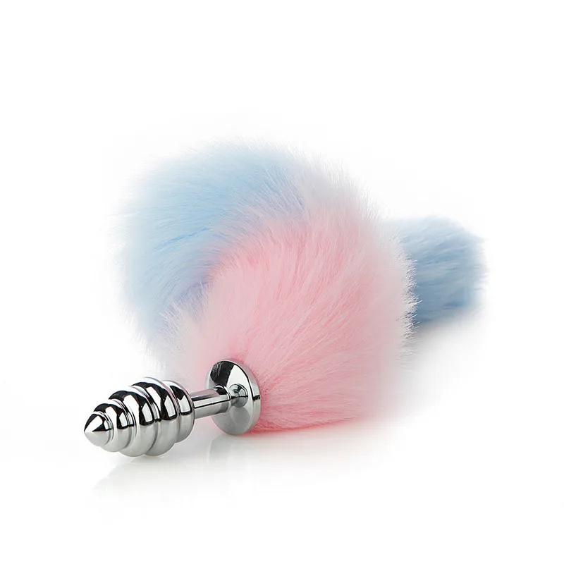 Sexy Fox Tail Anal Plug Metal Butt Plug Prostate Massager Erotic Cosplay Accessories Anus Dilator Novelty Sex Toys For Couples