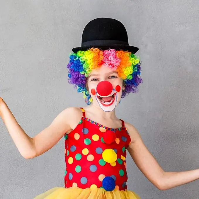 1–200 Stück weiche Schaumstoff-Zirkus-Clown-Nase, wiederverwendbare rote Schwammbälle für rote Nase, Tag, Party, Dekoration, Zubehör, Halloween-Requisiten – Detail 3
