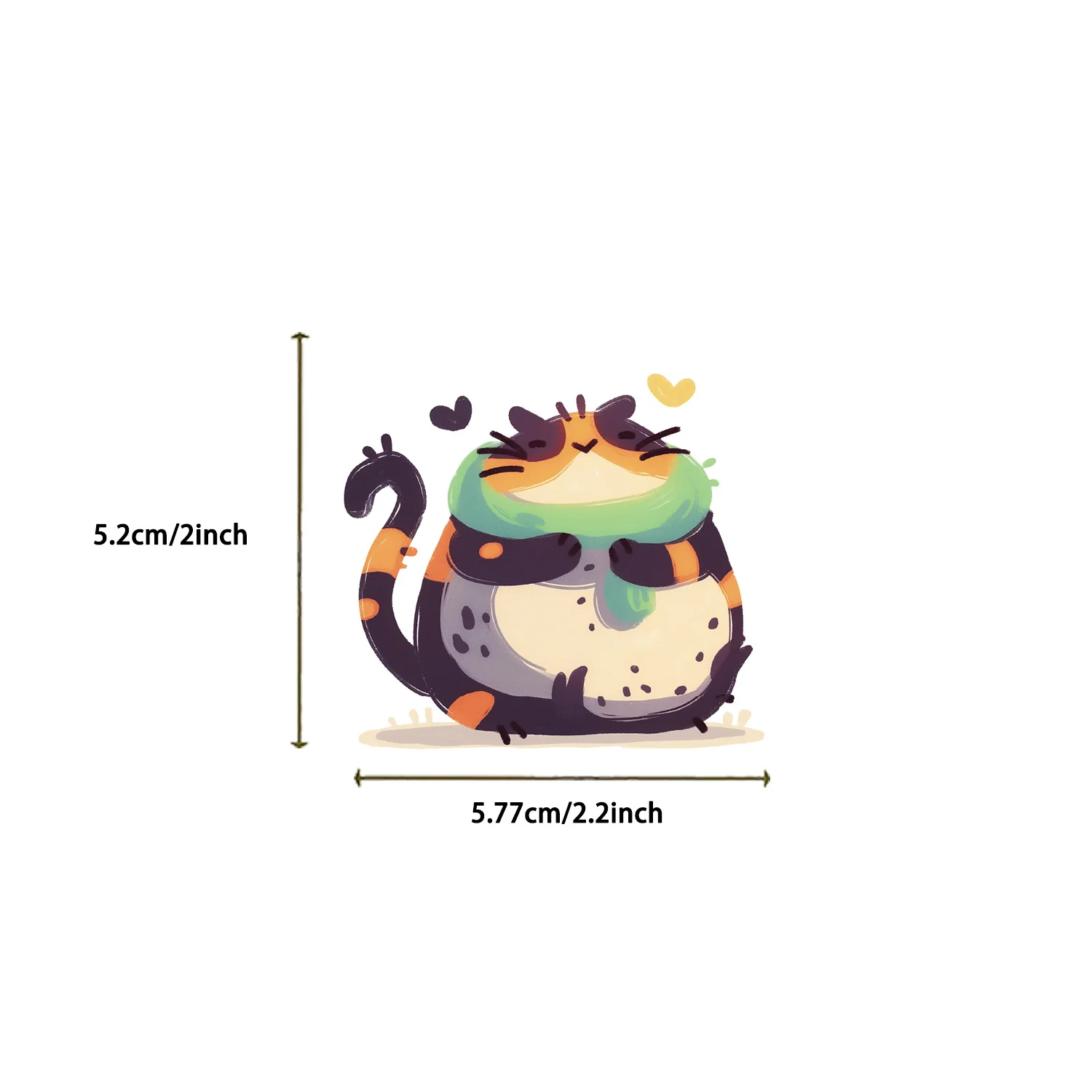 50pcs Cute Funny Cat Animal Cartoon Stickers DIY Scrapbooking Guitar Snowboard Motorcycle Luggage Toy PET Sticker