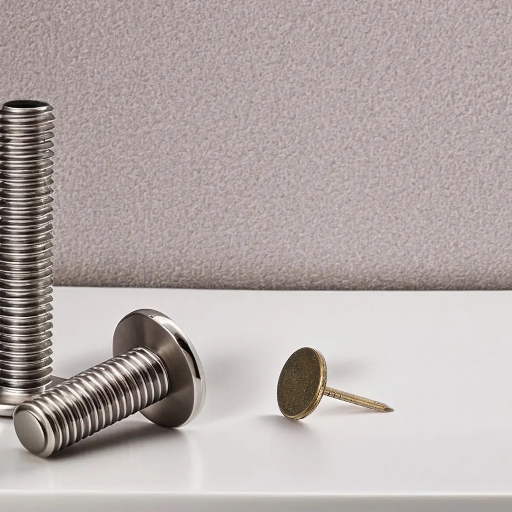 

150pcs Bronze Flat Head Thumb Tacks Heavy Duty Vintage Decor Furniture Pushpins Black Upholstery Metal Crafts Sewing Supplies