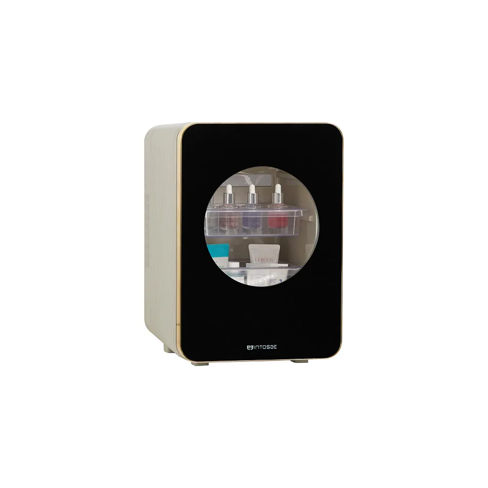 

[INTOSEE] Skincare Cooler INTOSEE Mini Fridge Compact Beauty Refrigerator for Skincare & Makeup Storage