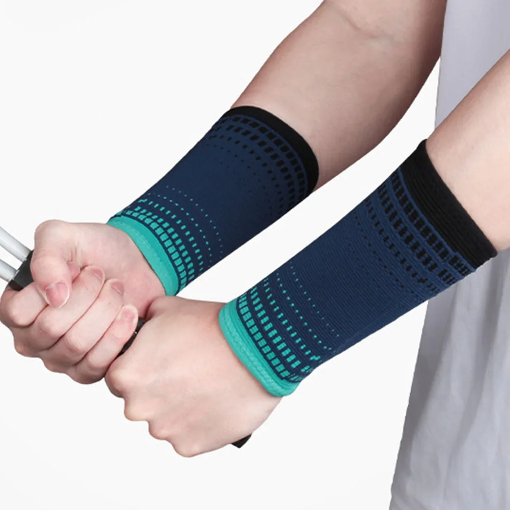 

2Pcs Professional Wrist Support Brace Wear Resistant Breathable Portable Lightweight Fitness Training Sleeve Gym Accessory