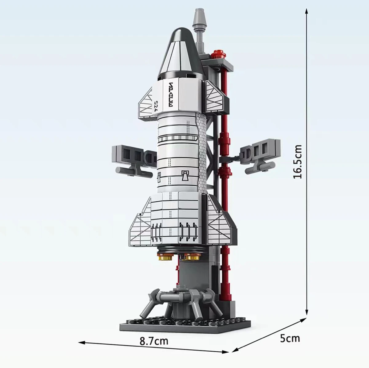 MOC الفضاء اللبنات نموذج المأهولة صاروخ الحرفية إطلاق مركز الفضاء المركبات الفضائية مدينة الطيران مجموعات الطوب مجموعات الأفكار