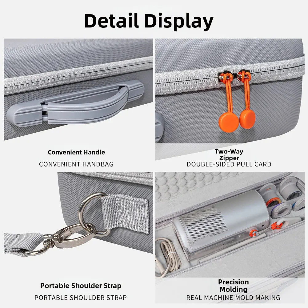 1 قطعة حقيبة تخزين جهاز العرض ل XGIMI MoGo 4 (2025) العارض هارد شل حماية السفر استبدال الملحقات