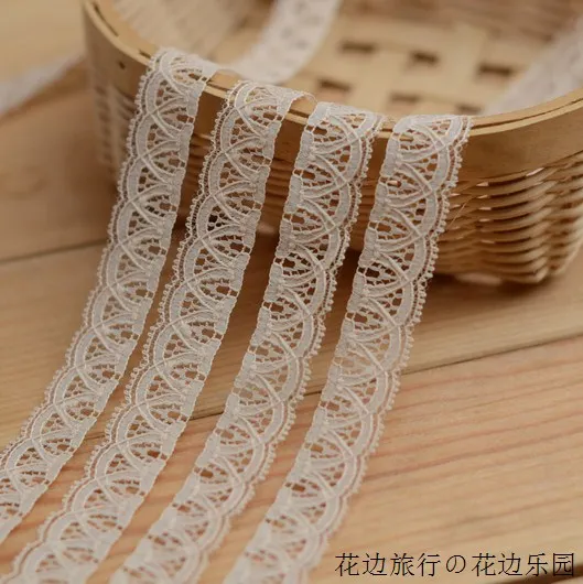 M0501 DIY handmade lace accessories cotton cloth lace cotton lace lace wave  0.5cm Hot sale