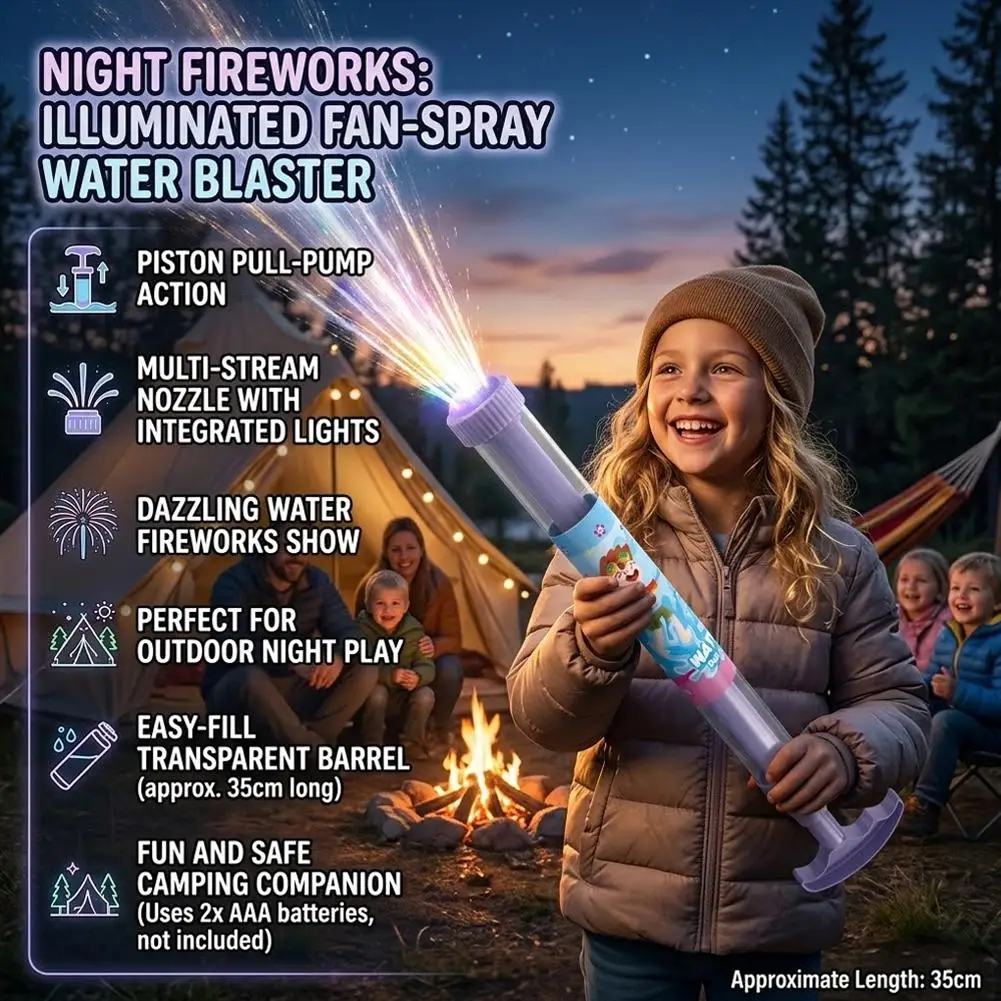 Fireworks Spray Water Pull-Back Water Gun Suitable for Outdoor Swimming Pool Beach Party Game Props Interactive Water Spray Toys view 6