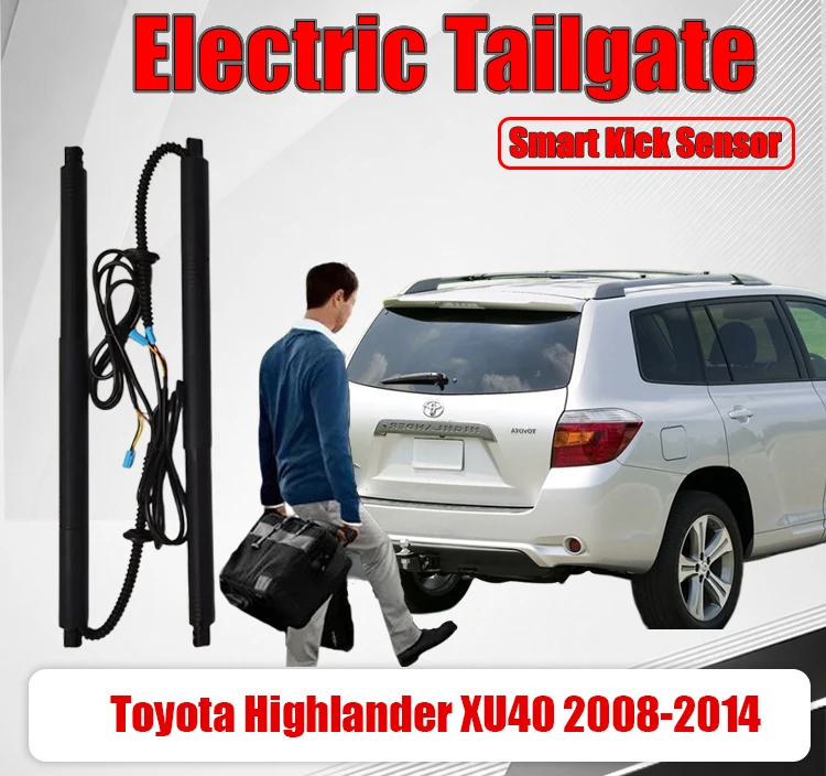 Electric Tailgate Kit for Toyota Highlander XU40 Power Liftgate Back Door Struts Auto Car Trunk Boot Lid Shock Lift Support Rod