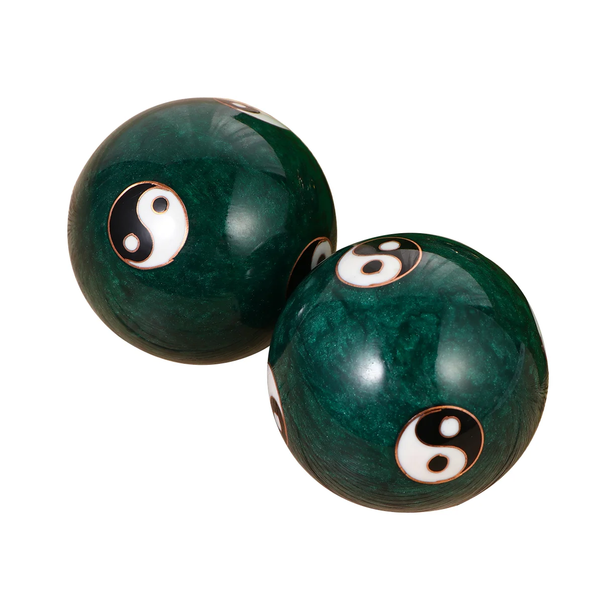 

Of Baoding Hand Balls Balls Chinese Tai Chi Chimes Traditional Hand Joints Baoding Hand Balls Ball Green Enamel Exercise Ball