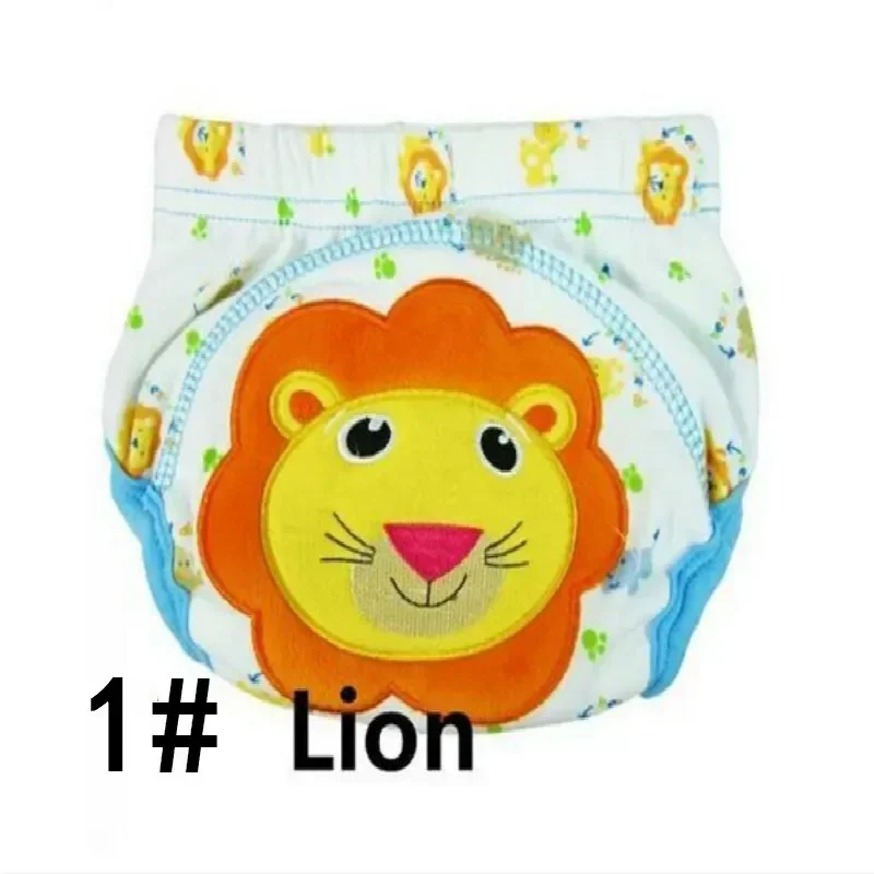 6pcs/Lot Waterproof Diapers Boys Toilet Training Baby Pants Many Cartoon Designs Reused Suit 9-15kg