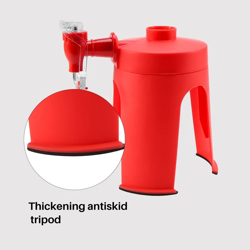 AD-Soda Dispenser Fizz Dispenser Drink Dispenser Water Dispenser Party Cola Sprite, Red