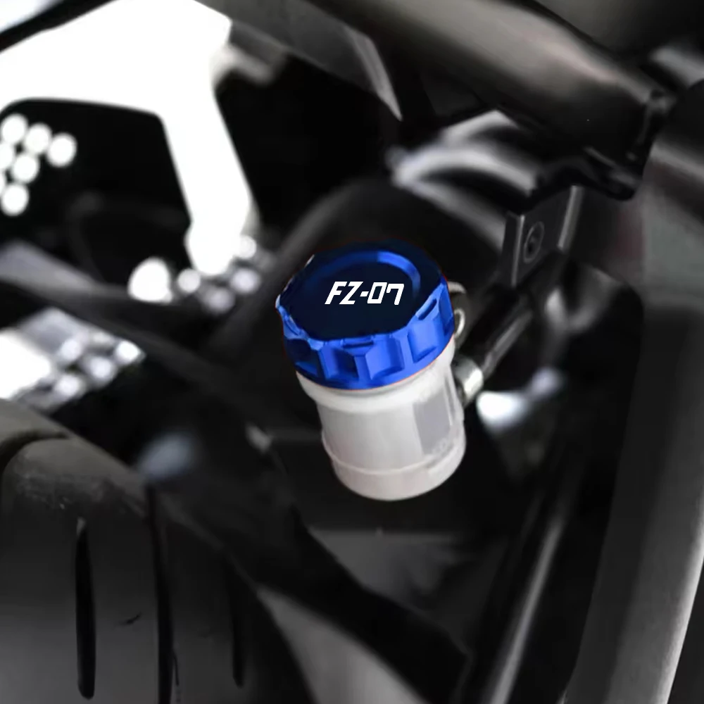 لياماها FZ-07 FZ07 FZ 07 2013 2014 2015 2016 دراجة نارية الملحقات CNC الخلفية سائل الفرامل خزان غطاء اسطوانة غطاء الألومنيوم