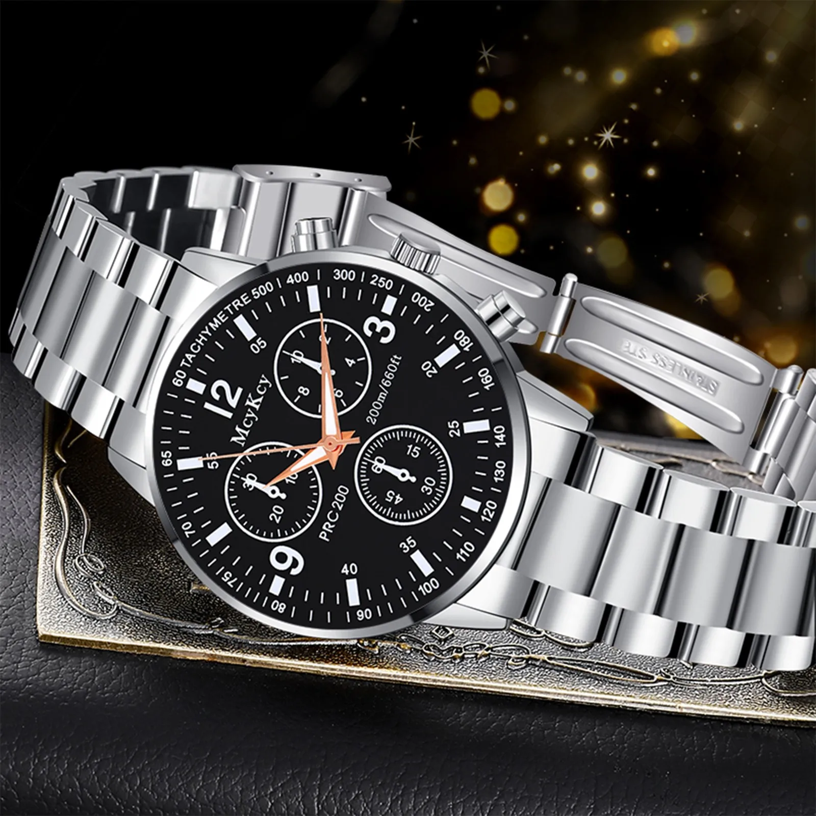 relogio Watch Stainless Steel Wristband Men\'s Watch Quartz Watch Gift Winner Watch watch men часы мужские erkek kol saati