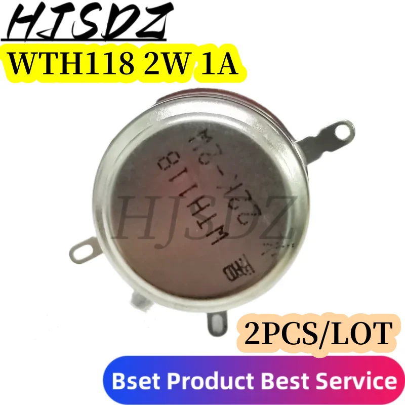 Potenciómetro Cónico Rotativo De Carbono De Eje Redondo, 2PCS/LOT WTH118, 2W, 1A, 1K, 2,2 K, 4,7 K, 10K, 22K, 47K, 100K, 470K,