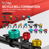 VXM Cute Mini Bicycle Bell Aluminum Alloy MTB Bike Safety Warning Alarm Handlebar Bell Ring Bike Horn Cycling Accessories Parts